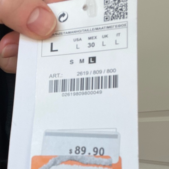 Zara Knit Mini Dress With Sheer Sleeves - Picture 10 of 11